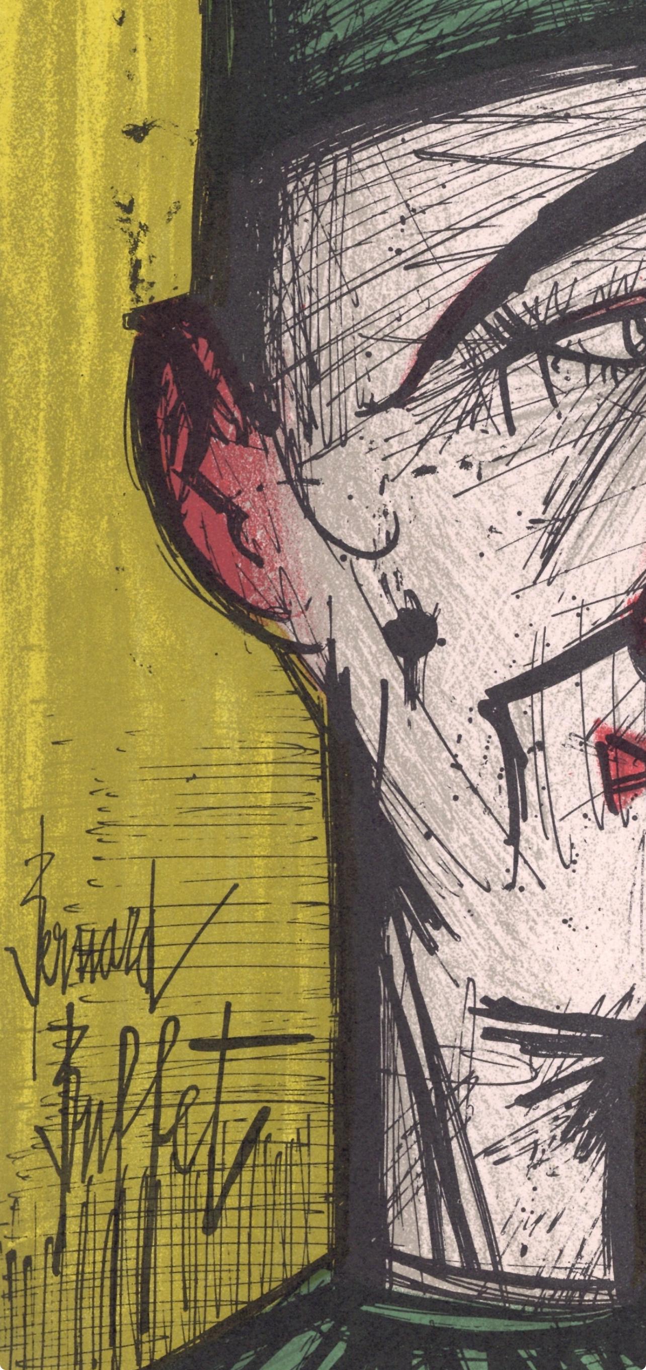 Buffet, Le clown Jojo, Lithographs 1952-1966 (after) - Expressionist Print by Bernard Buffet
