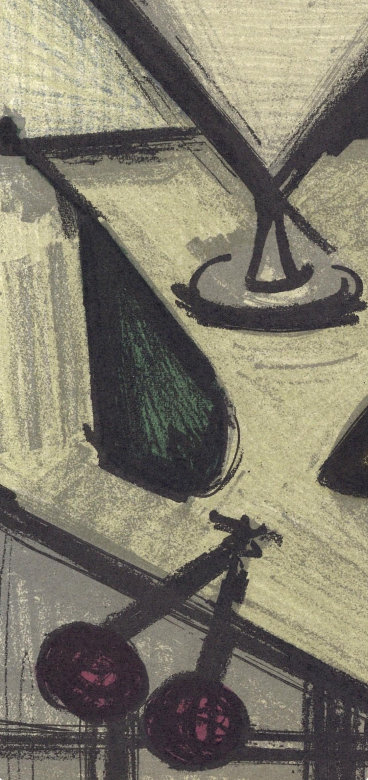 Buffet, Nature morte aux fruits, Litografías 1952-1966 (después) - Print de Bernard Buffet