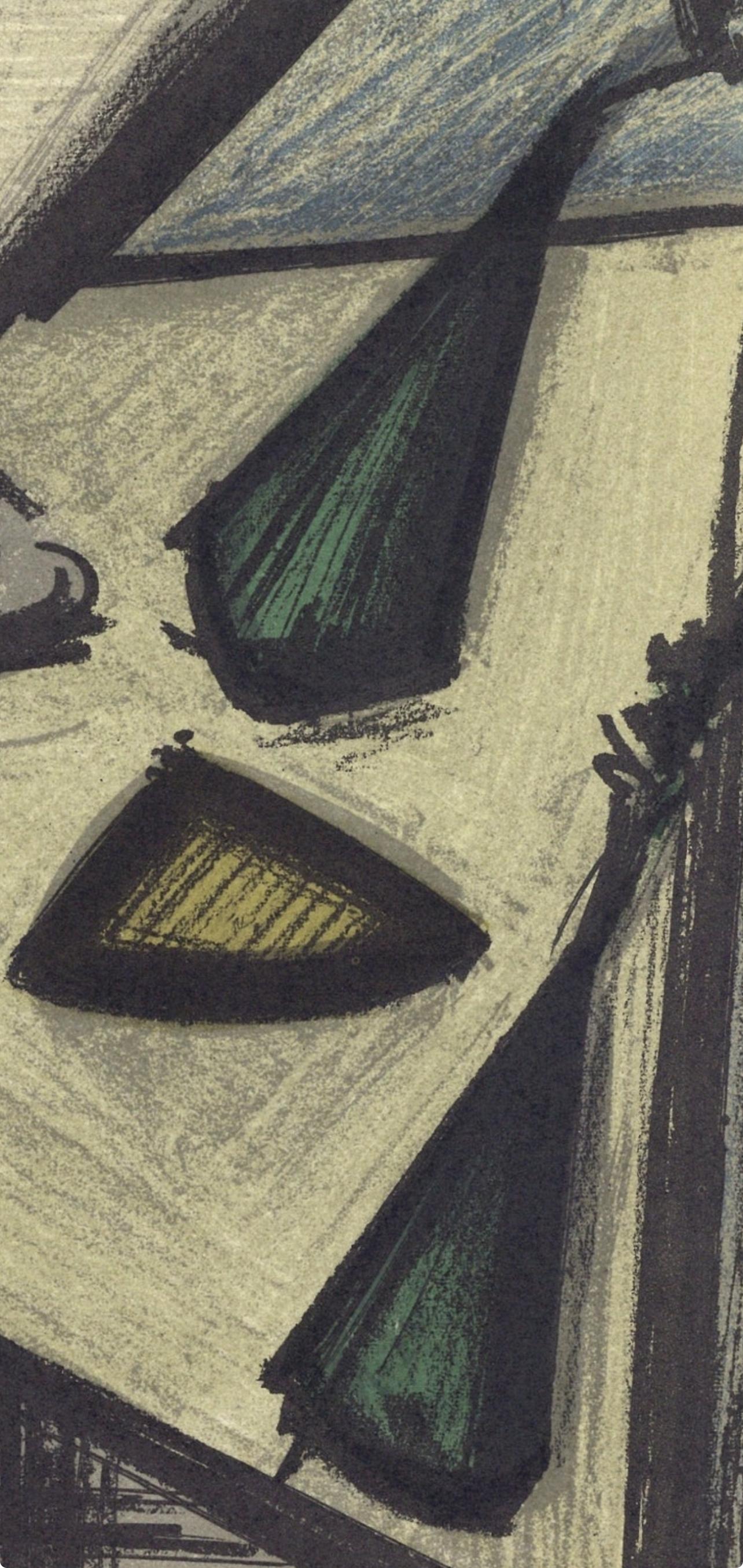 Buffet, Nature morte aux fruits, Litografías 1952-1966 (después) - Print Expresionista de Bernard Buffet
