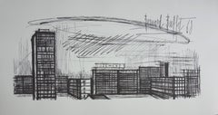 Buildings - Lithograph on vellum - 1968