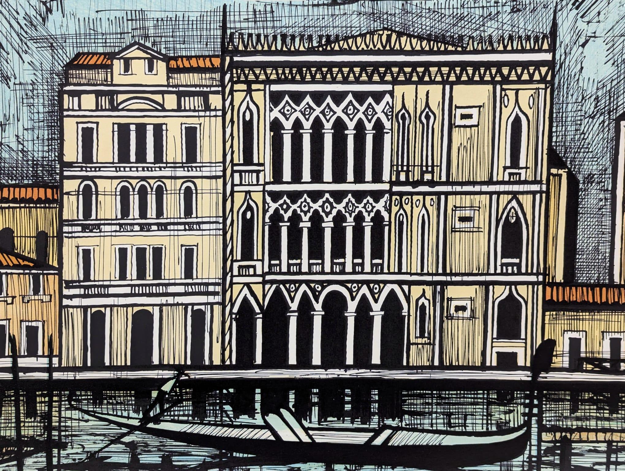 Ca' d'oro - Abstract Print by Bernard Buffet