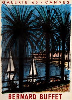 Cannes, Galerie 65 by Bernard Buffet - lithographic poster
