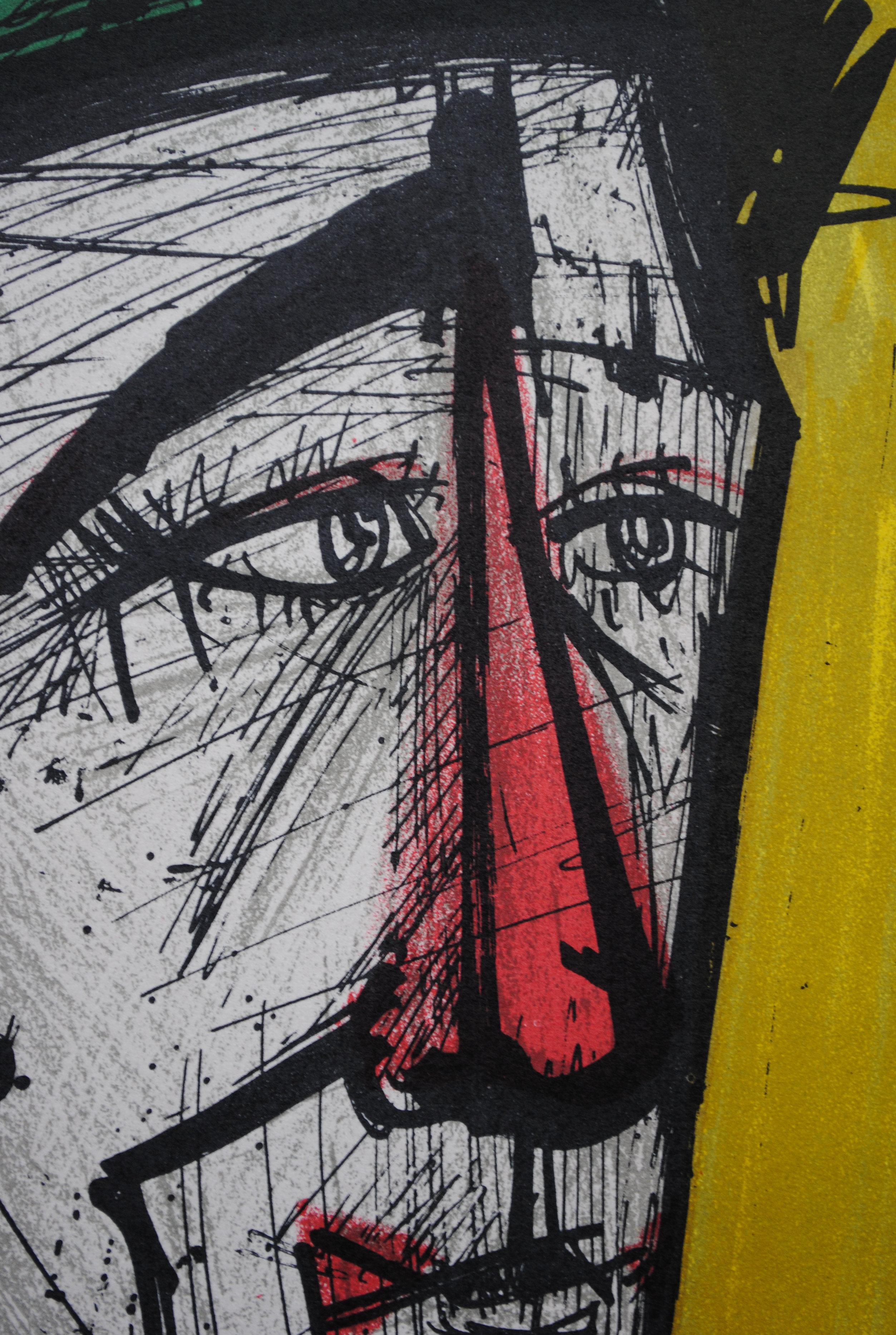 Bernard BUFFET (1928-1999)
Zirkus : Jojo der Clown, 1967

Original-Lithographie (Werkstatt Mourlot)
Gedruckte Unterschrift auf der Platte
Auf Vidalon-Pergament 31 x 24 cm (ca. 12,2 x 9,44 Zoll)

REFERENZ : Katalog der Lithographie von Bernard Buffet