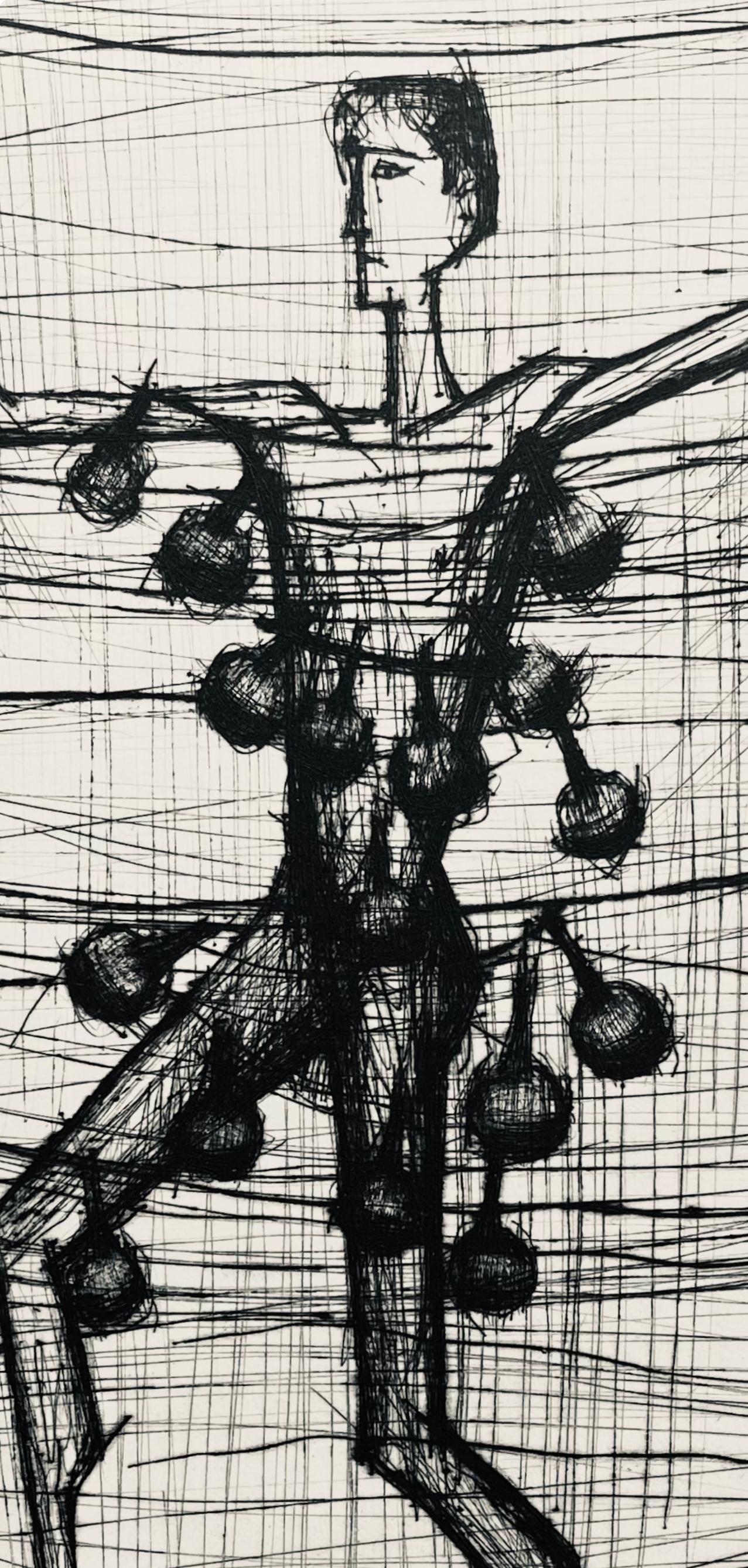 Komposition (Reinz 208-222), Voyages Fantastiques, Bernard Buffet im Angebot 1
