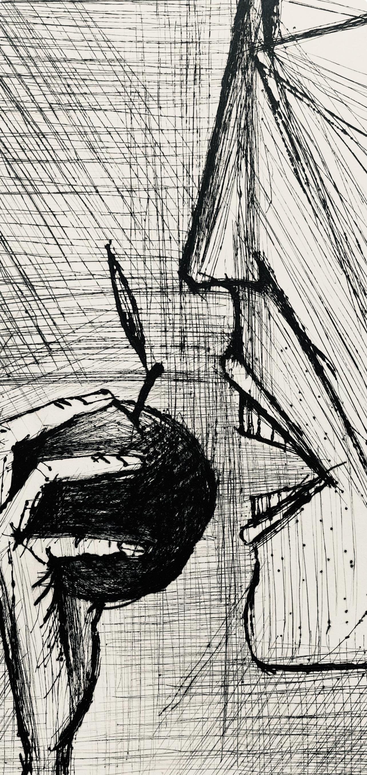 Komposition (Reinz 208-222), Voyages Fantastiques, Bernard Buffet im Angebot 1
