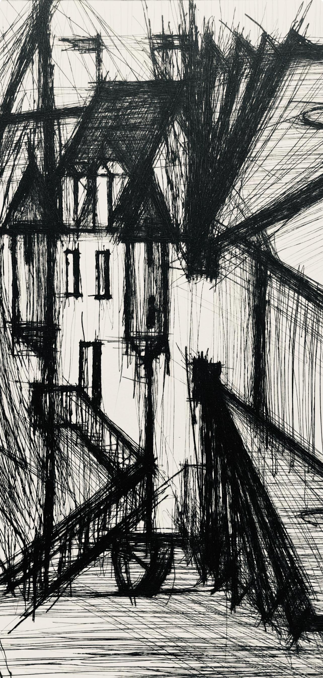Composition (Reinz 208-222), Voyages Fantastiques, Bernard Buffet For Sale 1