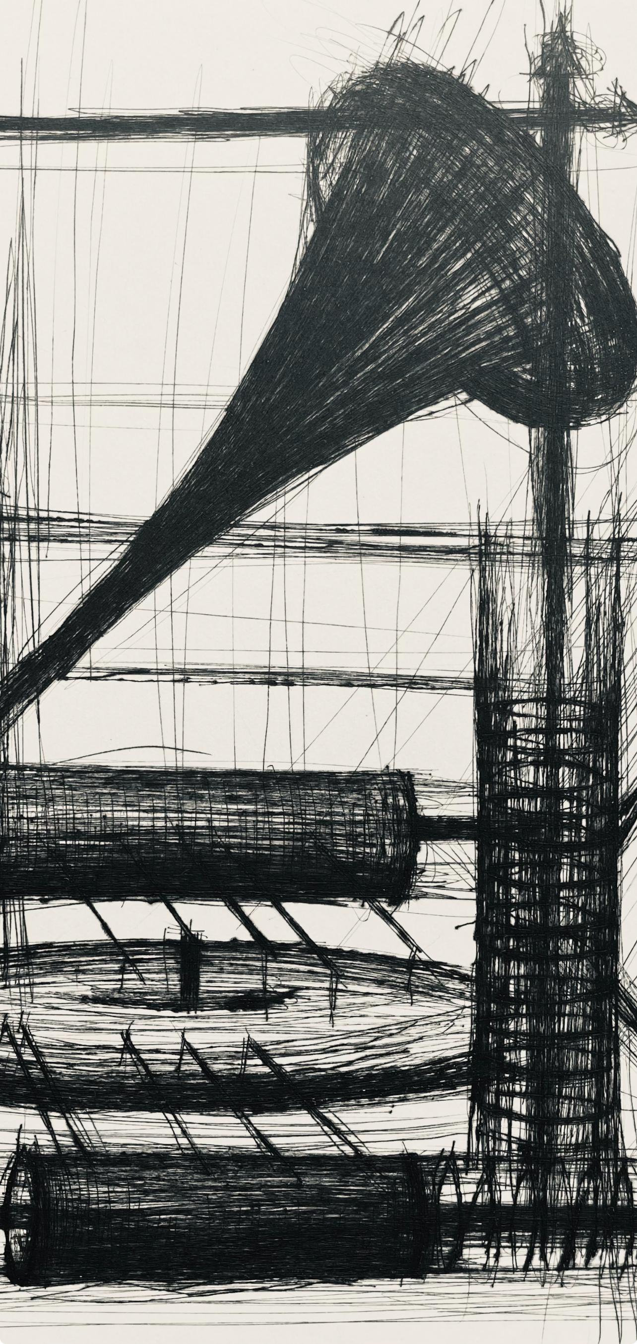 Composition (Reinz 208-222), Voyages Fantastiques, Bernard Buffet en vente 1
