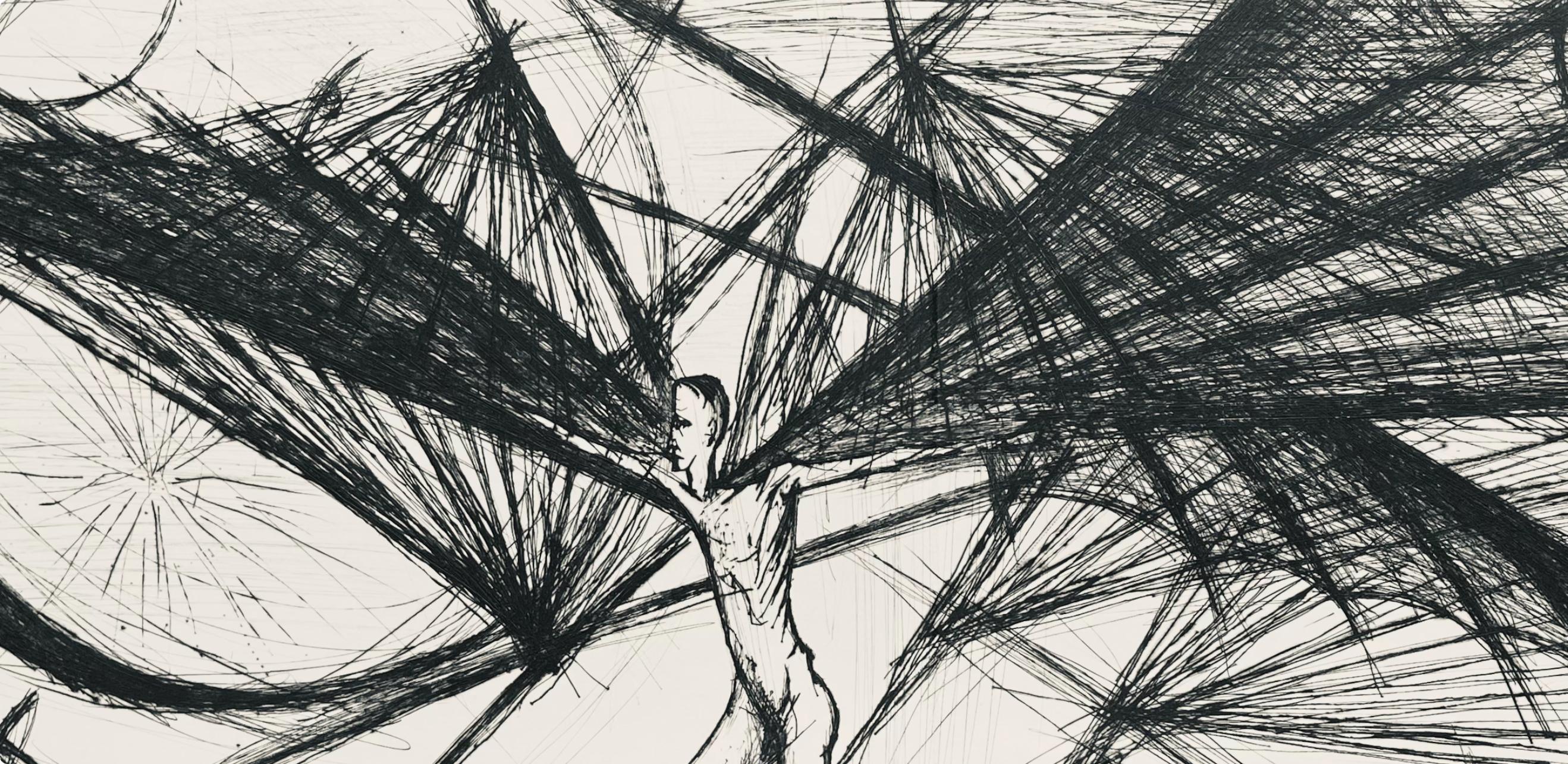 Composition (Reinz 208-222), Voyages Fantastiques, Bernard Buffet en vente 1