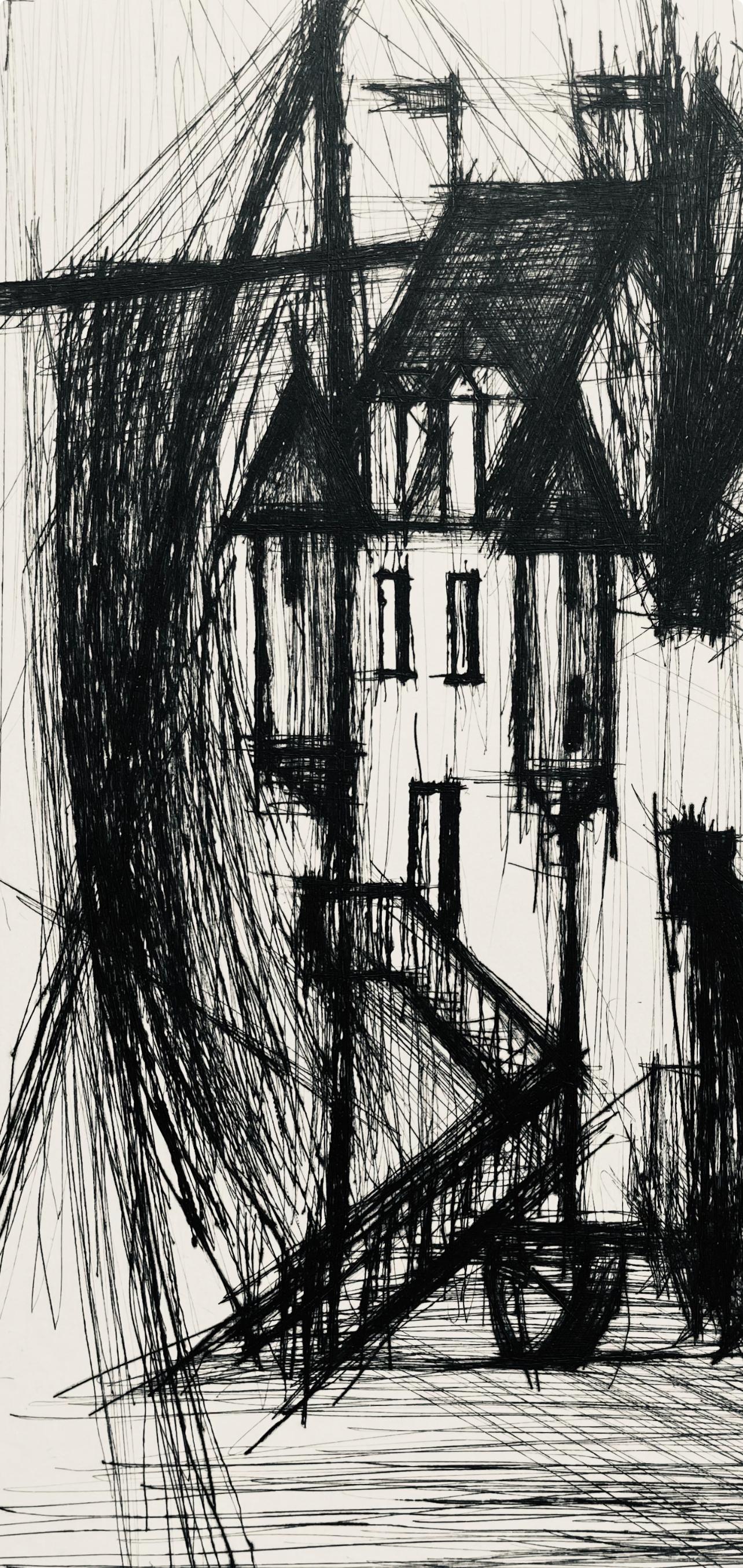 Composition (Reinz 208-222), Voyages Fantastiques, Bernard Buffet For Sale 2