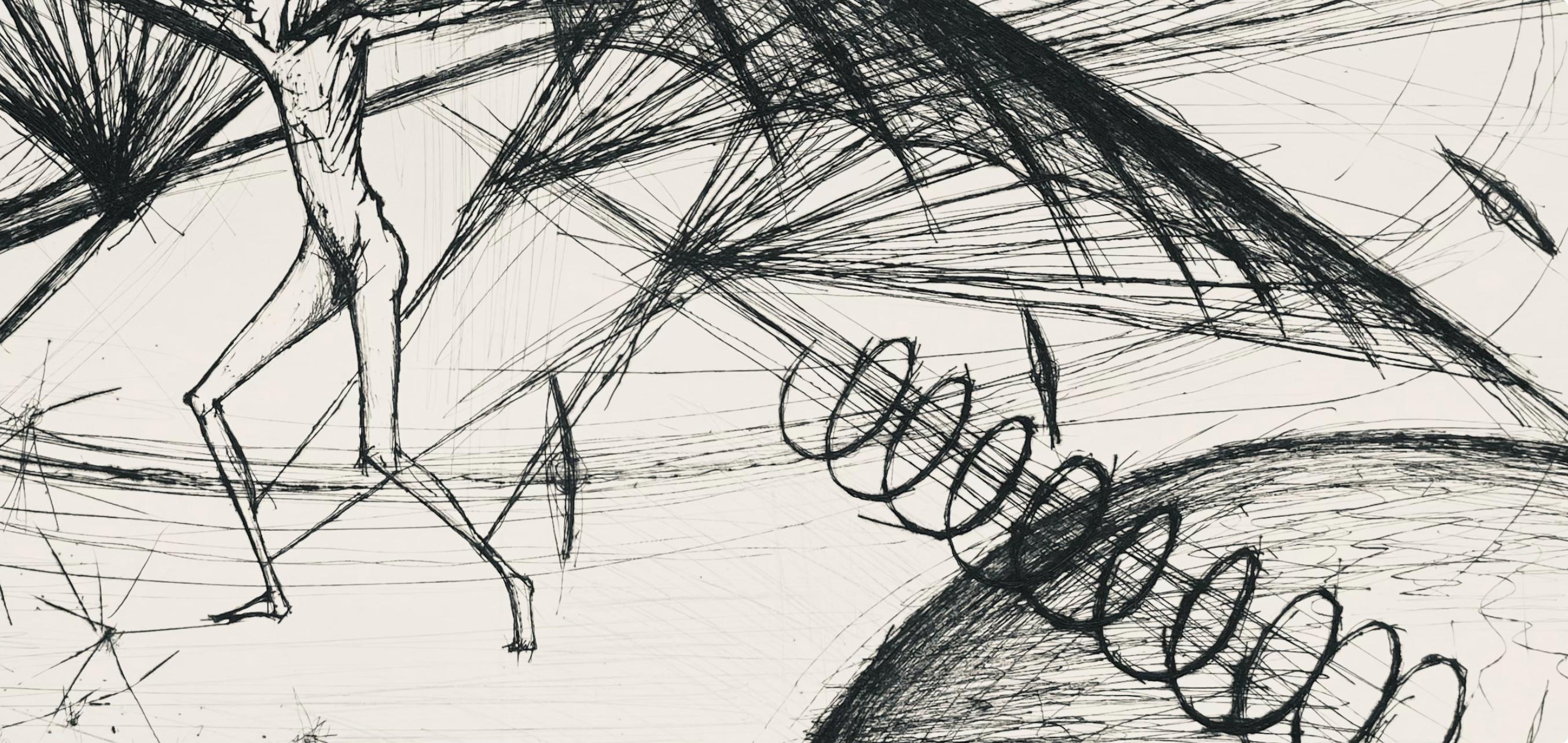 Composition (Reinz 208-222), Voyages Fantastiques, Bernard Buffet en vente 2