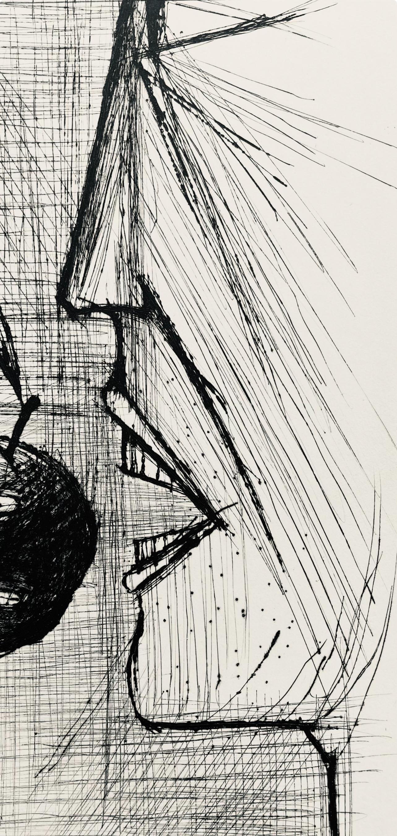Komposition (Reinz 208-222), Voyages Fantastiques, Bernard Buffet im Angebot 3