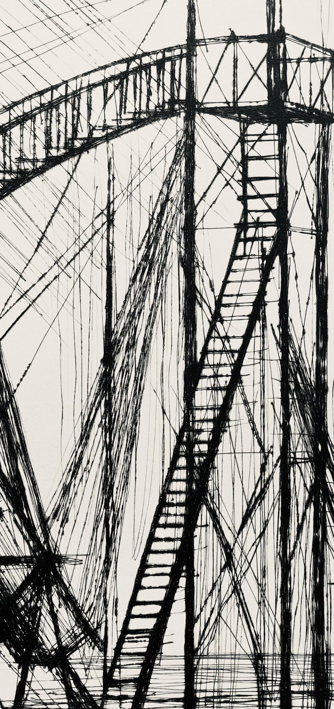 Composition (Reinz 208-222), Voyages Fantastiques, Bernard Buffet For Sale 3