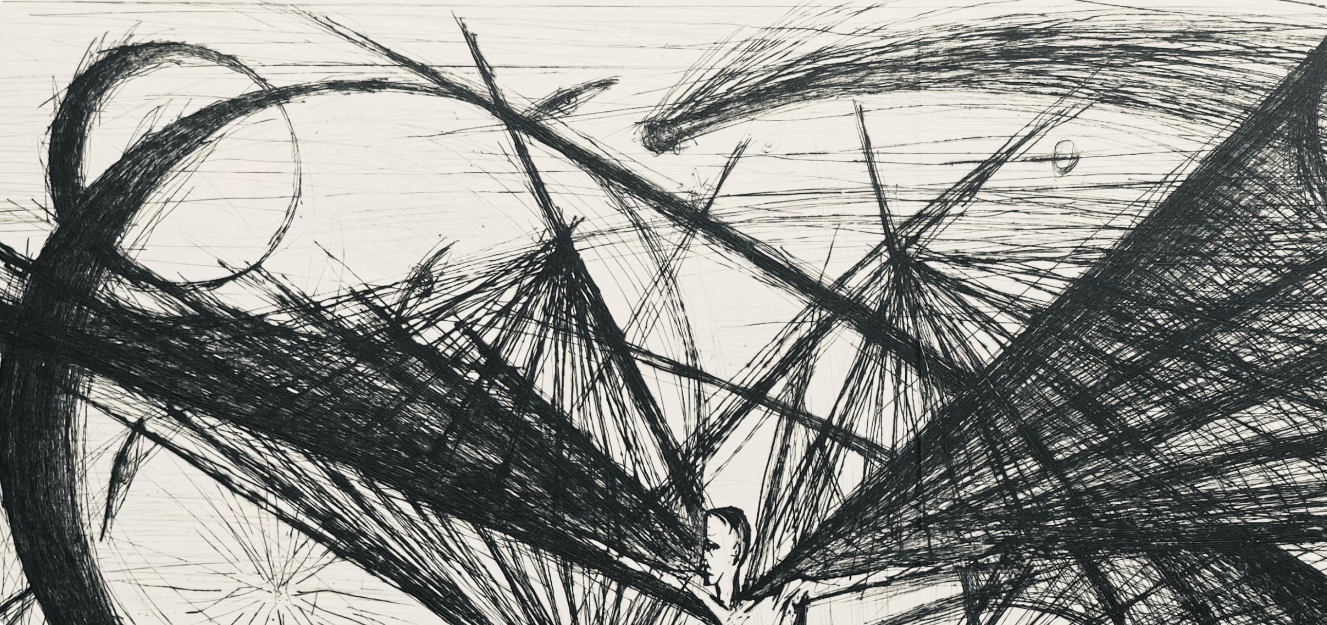 Composition (Reinz 208-222), Voyages Fantastiques, Bernard Buffet en vente 3