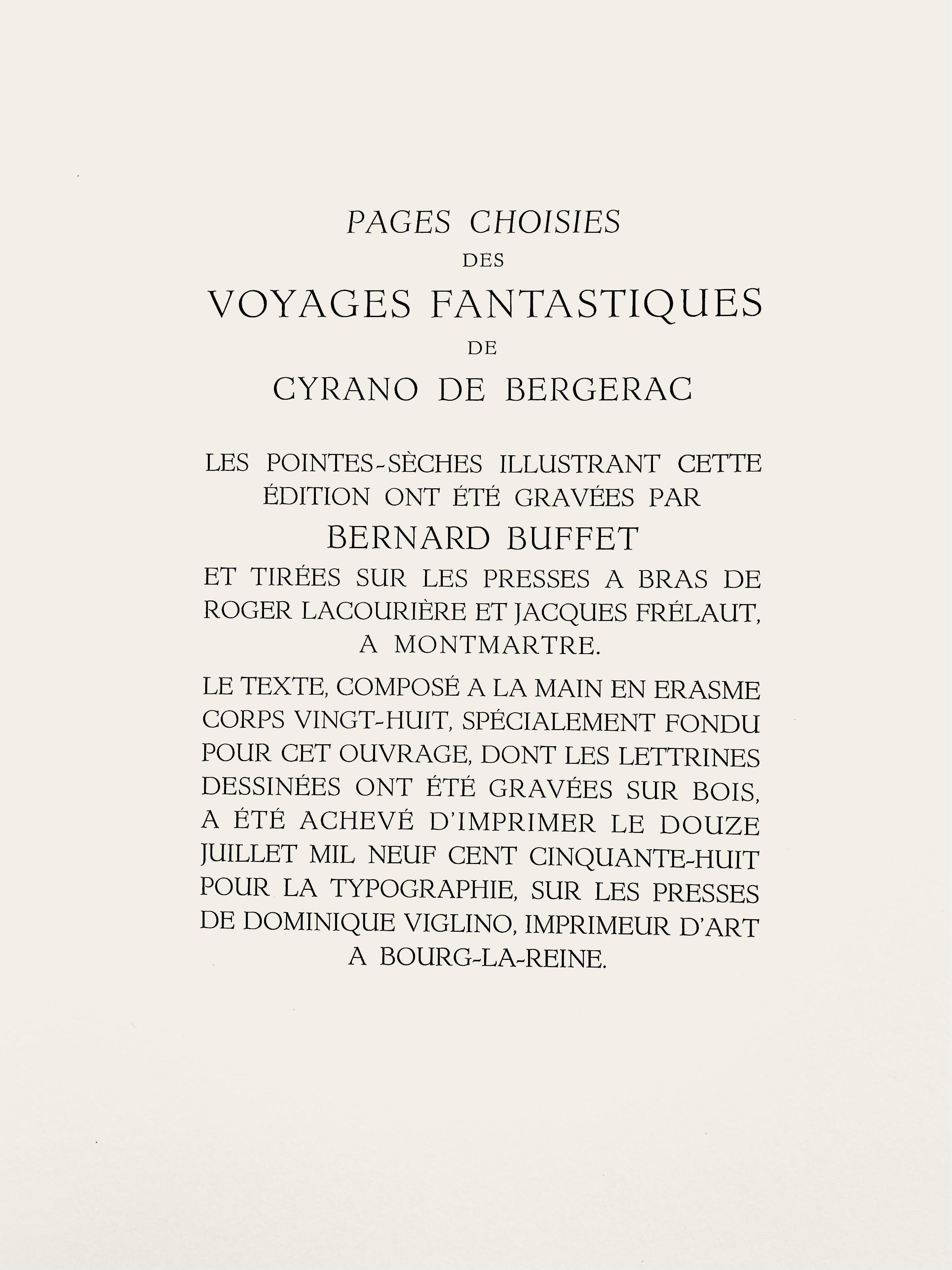 Composition (Reinz 208-222), Voyages Fantastiques, Bernard Buffet For Sale 7