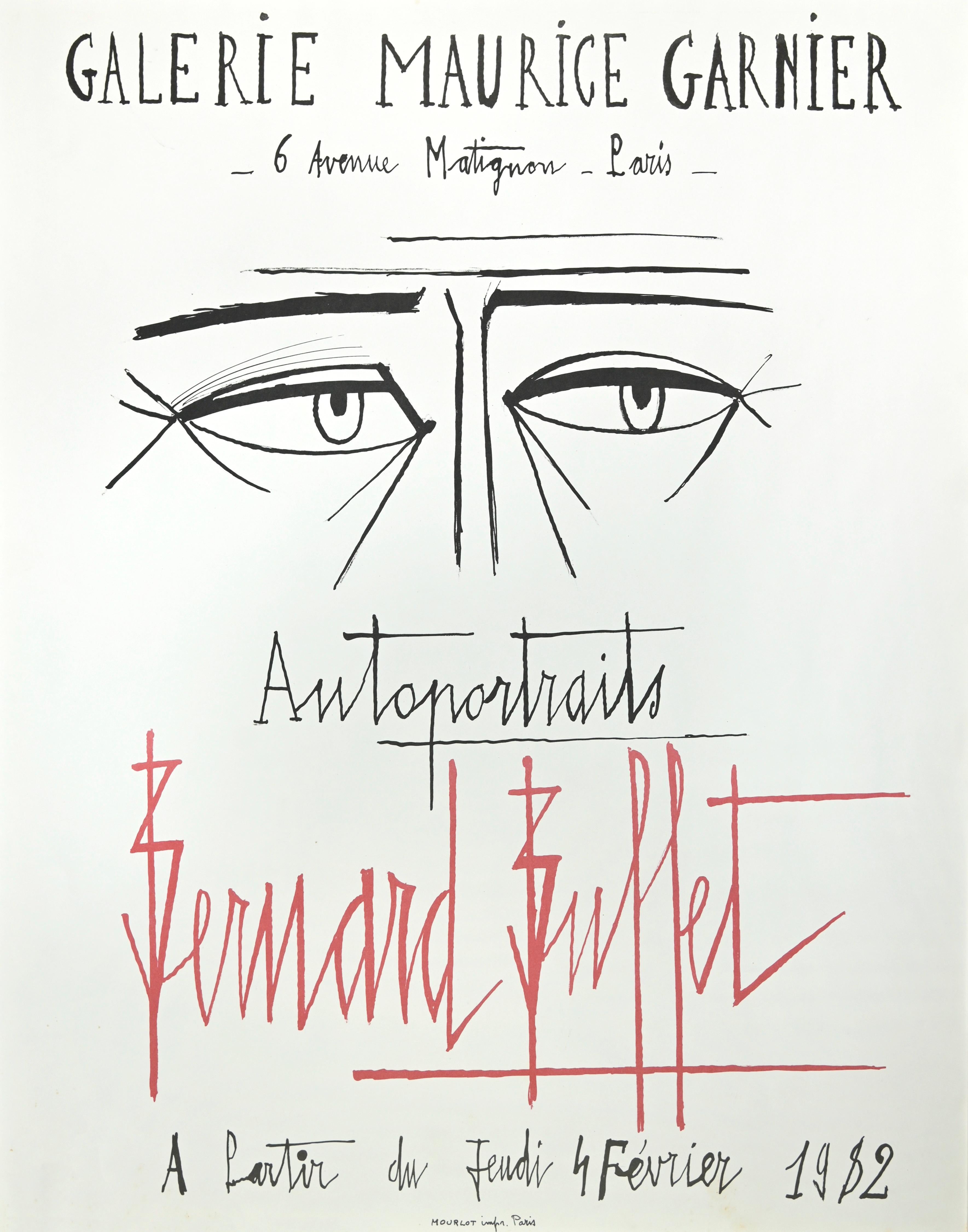Bernard Buffet Figurative Print - Composition - Vintage Poster - 1942