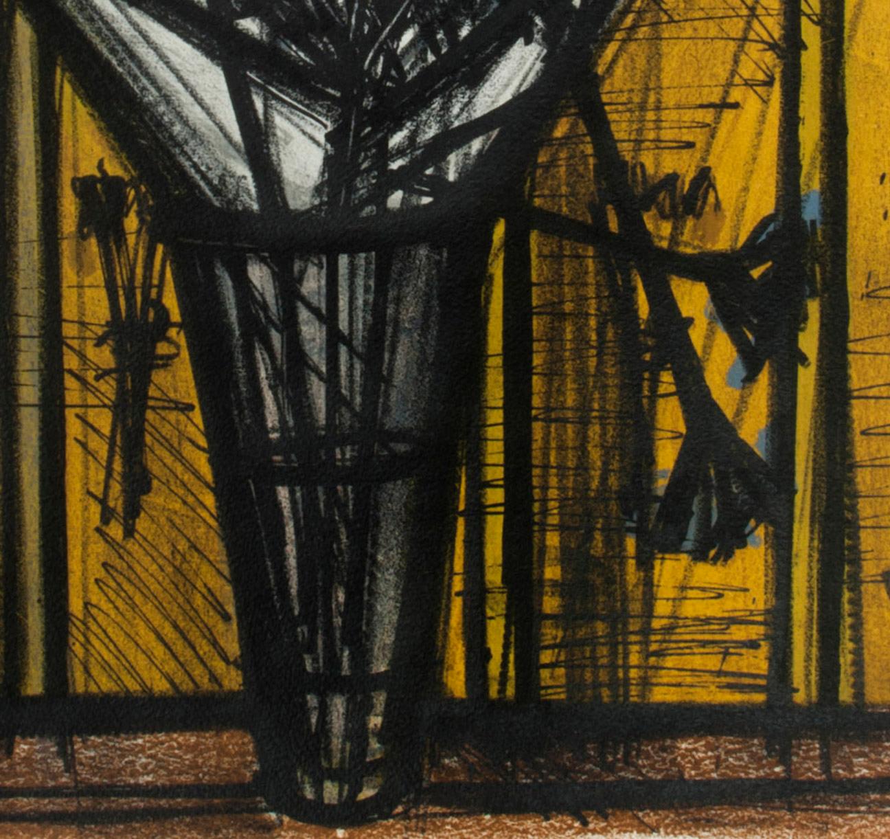 Flores - Print Posmoderno de Bernard Buffet