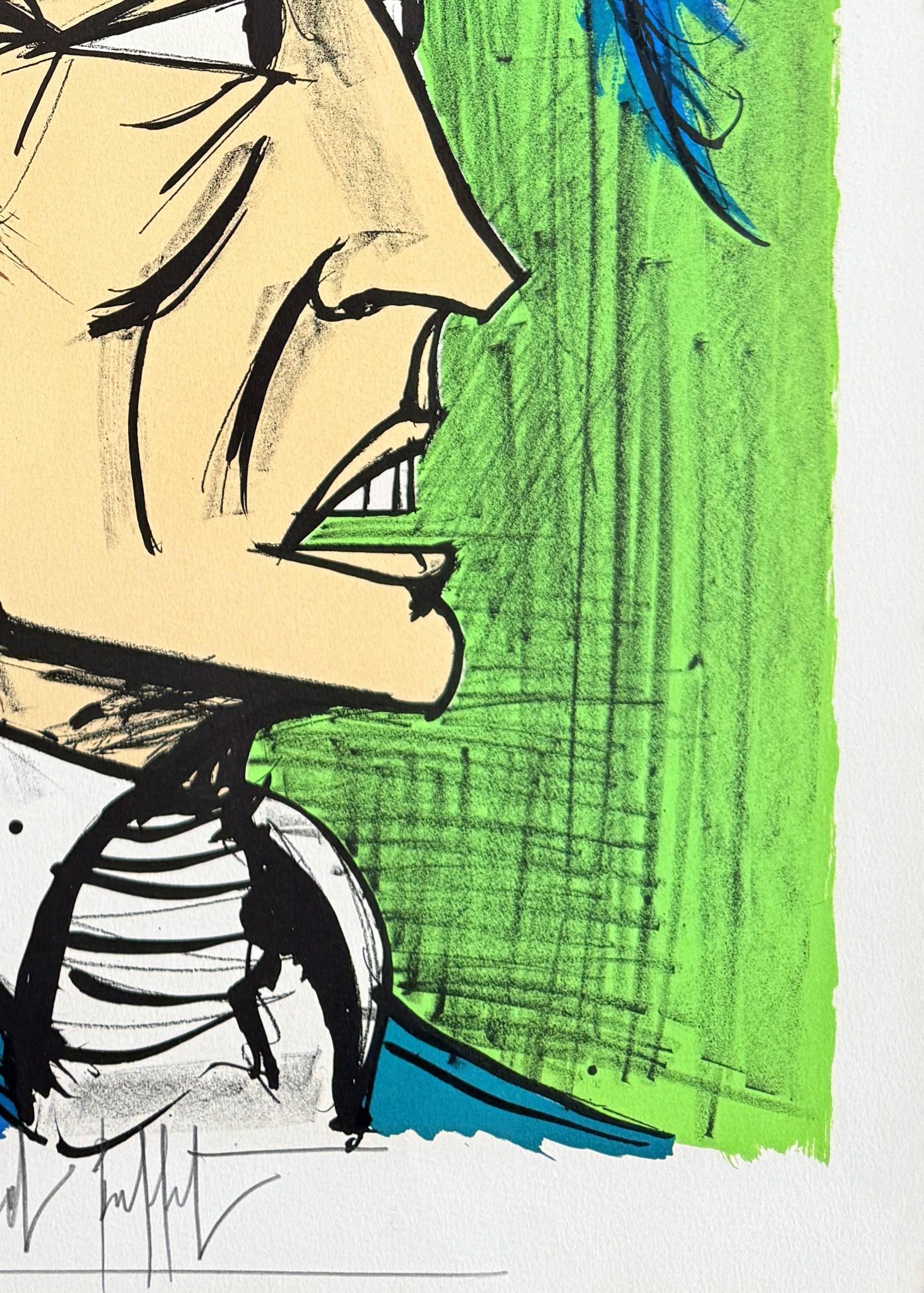 Bernard Buffet (1928-1999) - Fouquier-Tinville

Lithograph from 1977.

The edition of 103/150.
On Arches paper with watermark.

Dimensions of work: 76 x 56 cm.

Hand signed.

The work is in Excellent condition.