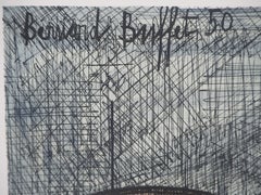 France : The Old Harbor of La Rochelle - Lithographie