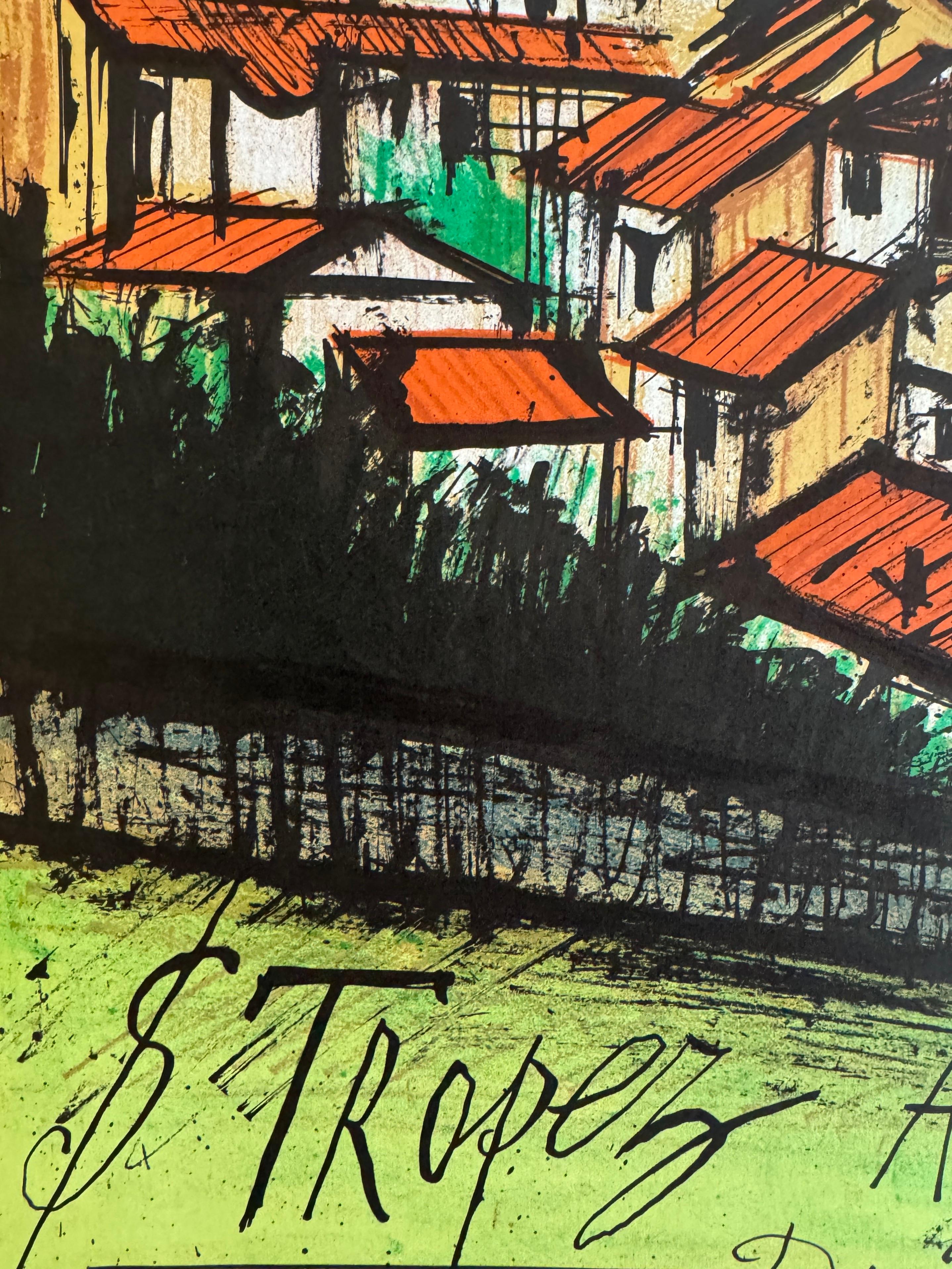 Galerie Maurice Garnier, St. Tropez by Bernard Buffet, 1978 For Sale 2
