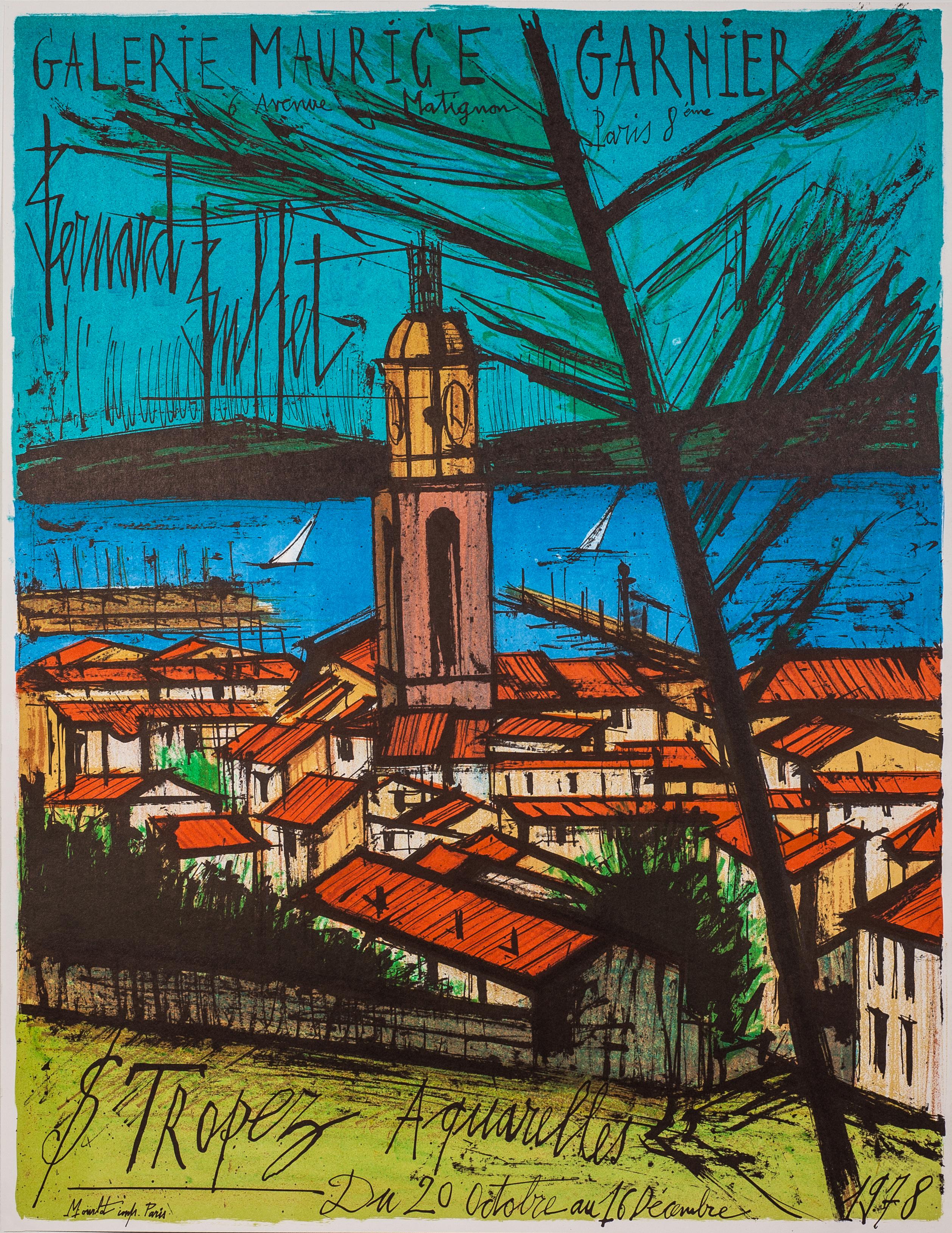 Galerie Maurice Garnier, St. Tropez by Bernard Buffet, 1978
