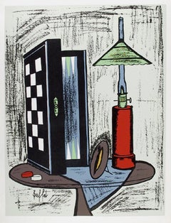 Vintage Game Table, Lithograph Poster by Bernard Buffet