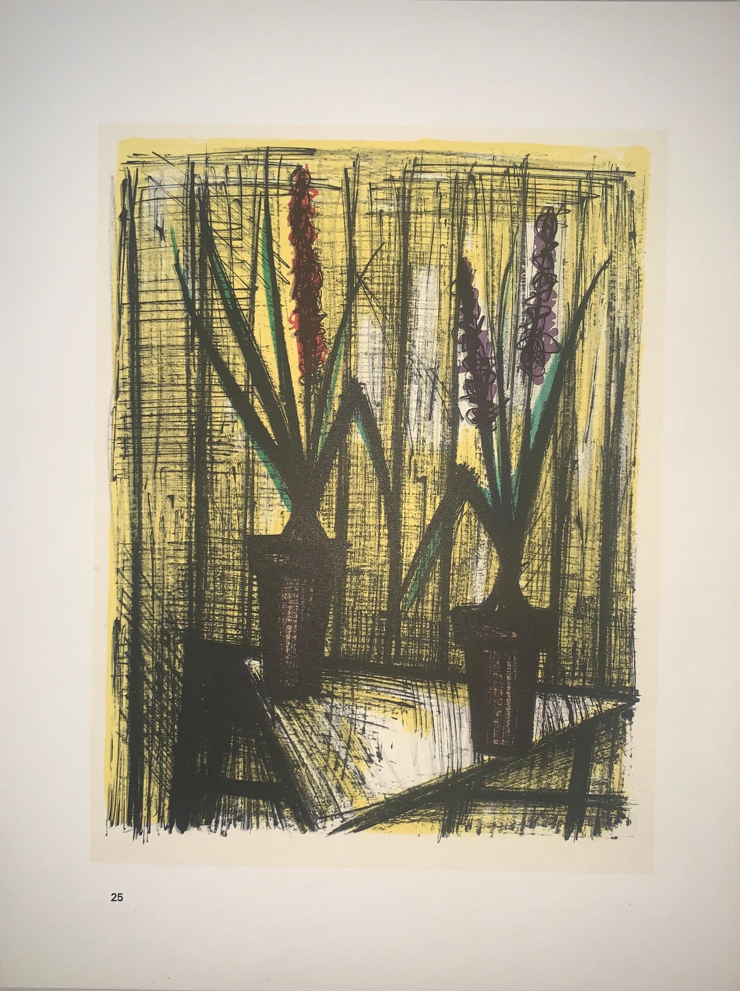 Hyacinths - Lithographie couleur - Bernard Buffet en vente 1