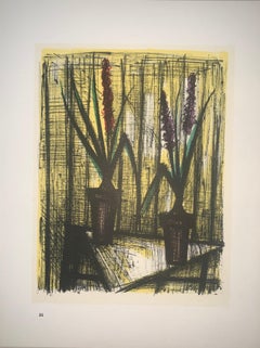 Hyacinths - Lithographie couleur - Bernard Buffet