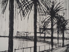 Italy : The Palms Of Naples - Original etching, 1959 (Reims #340)