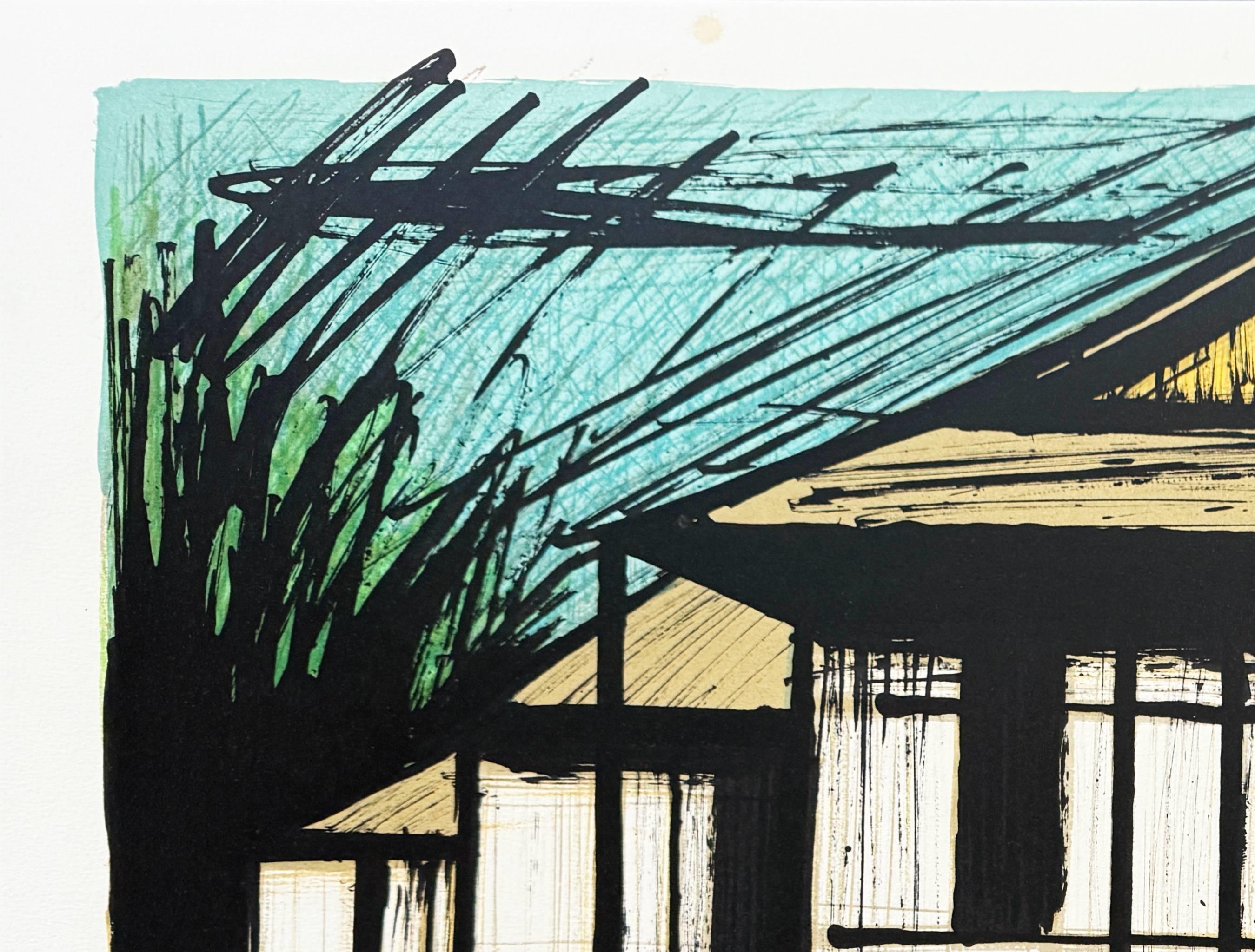 Katsura Rikyu-Kyoto (Expressionismus), Print, von Bernard Buffet