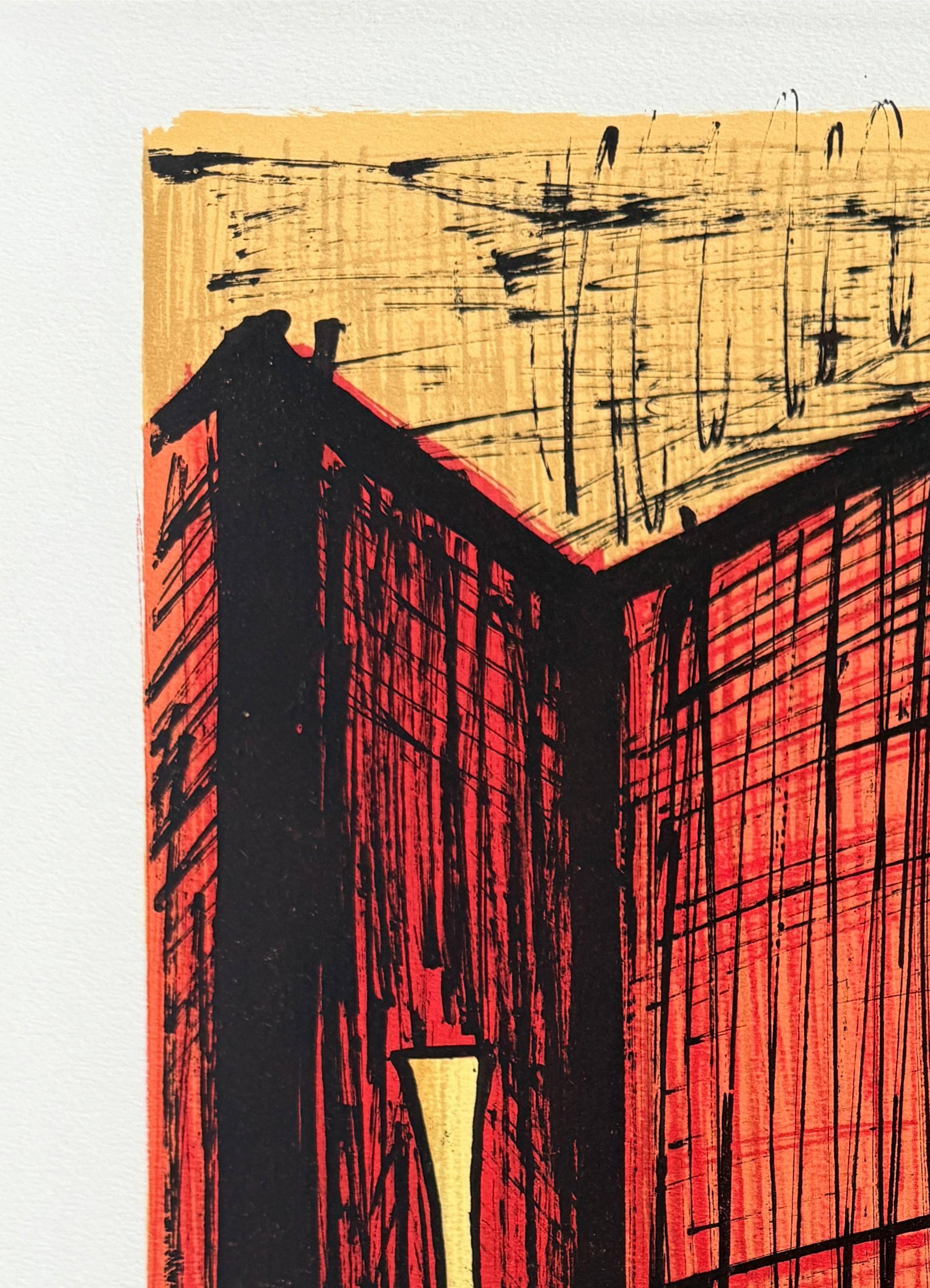 La cérémonie du thé - Expressionist Mixed Media Art by Bernard Buffet