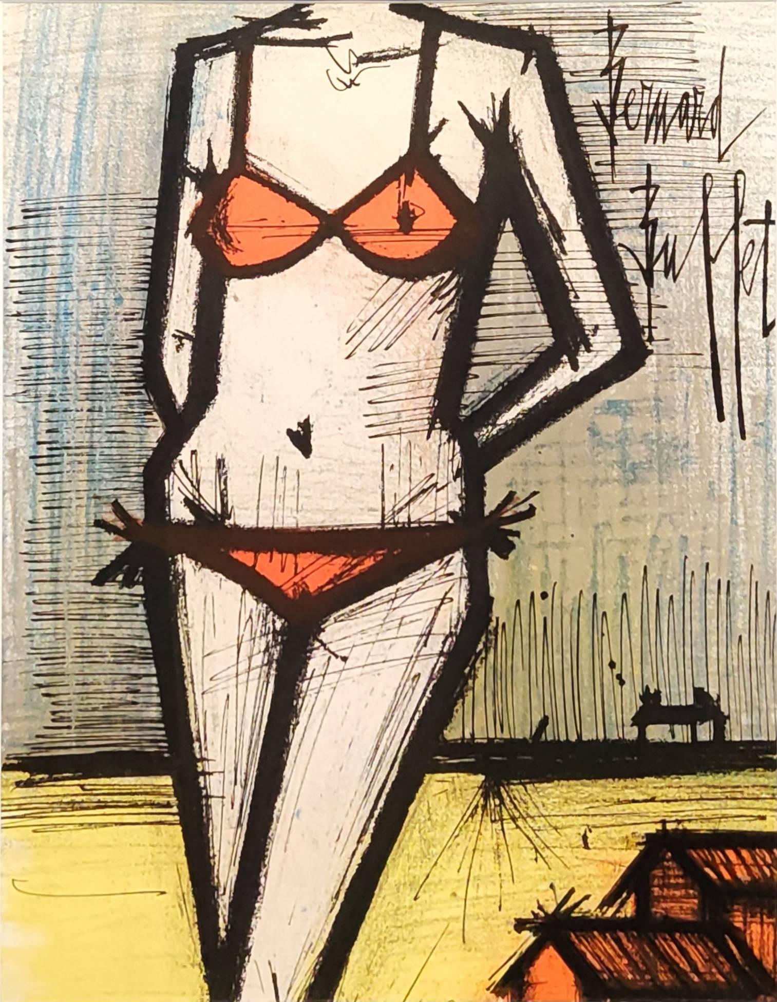 La Plage - Print di Bernard Buffet