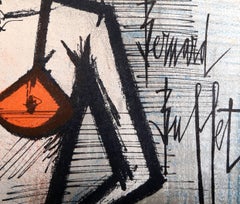 La Plage, Framed Lithograph by Bernard Buffet