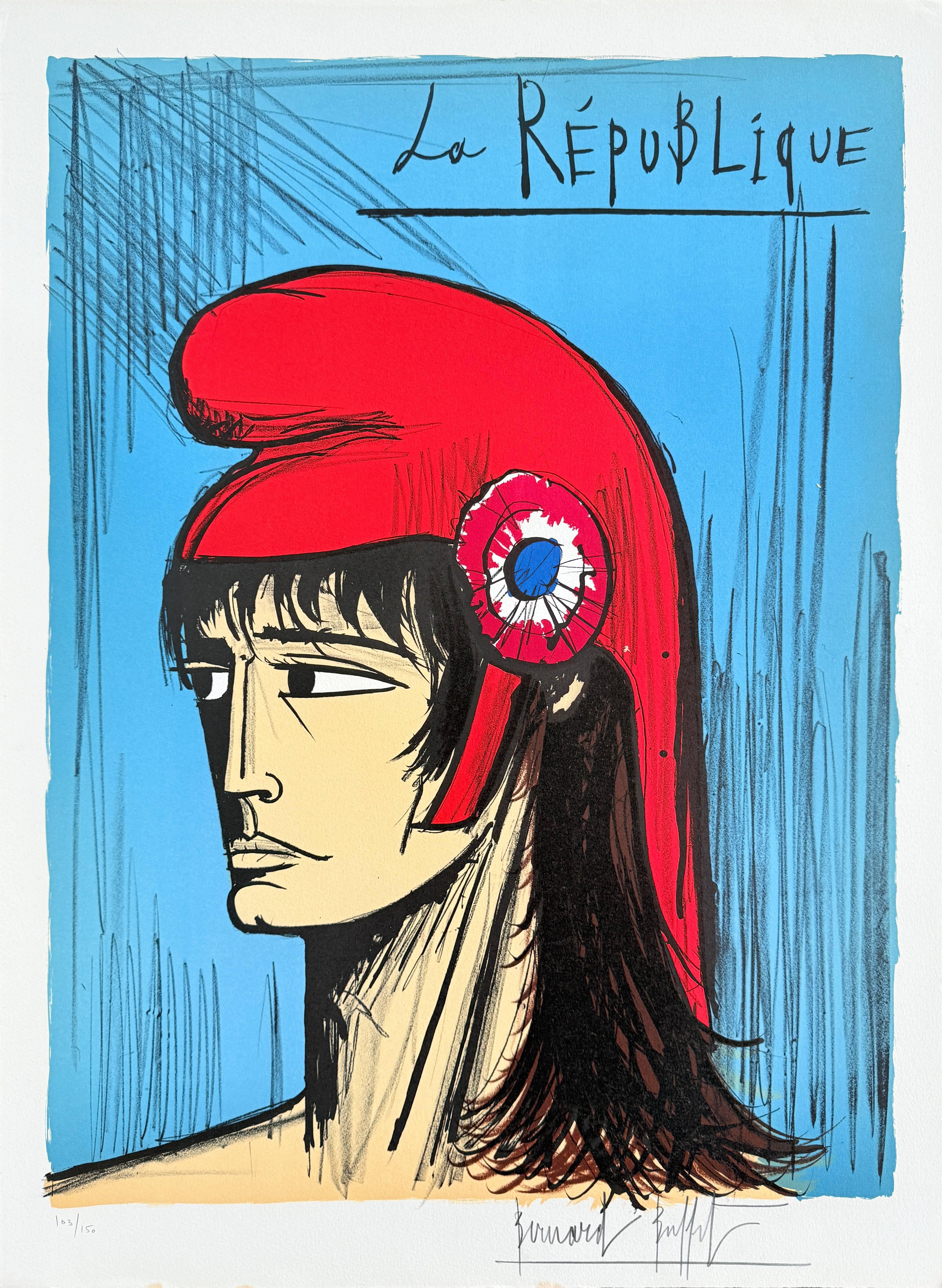 Bernard Buffet Print - La République