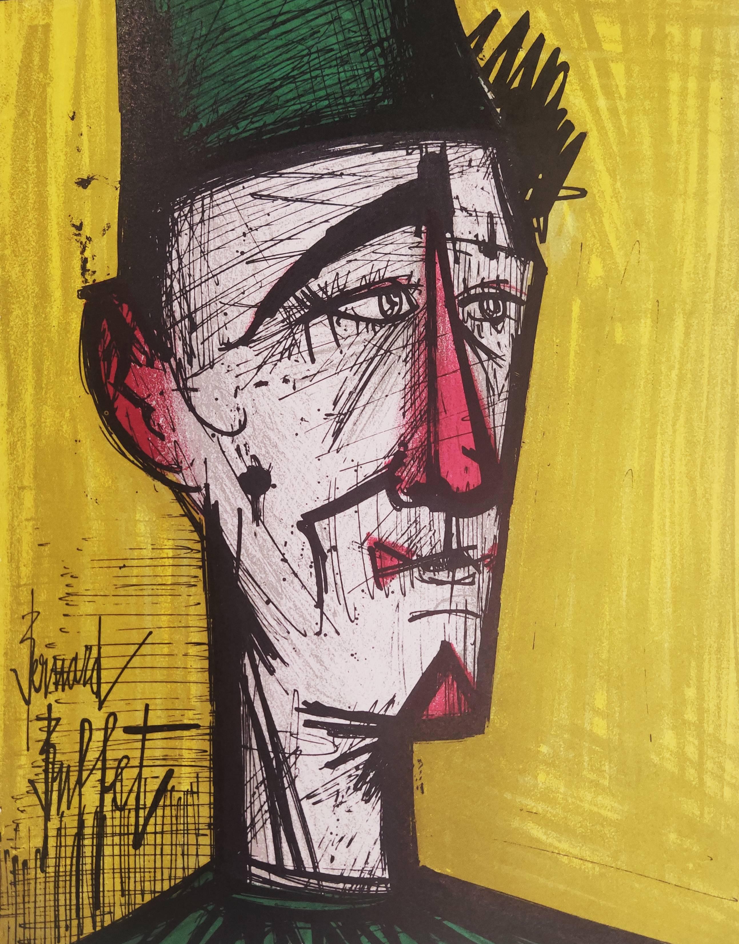 Il Clown Jojo - Print di Bernard Buffet