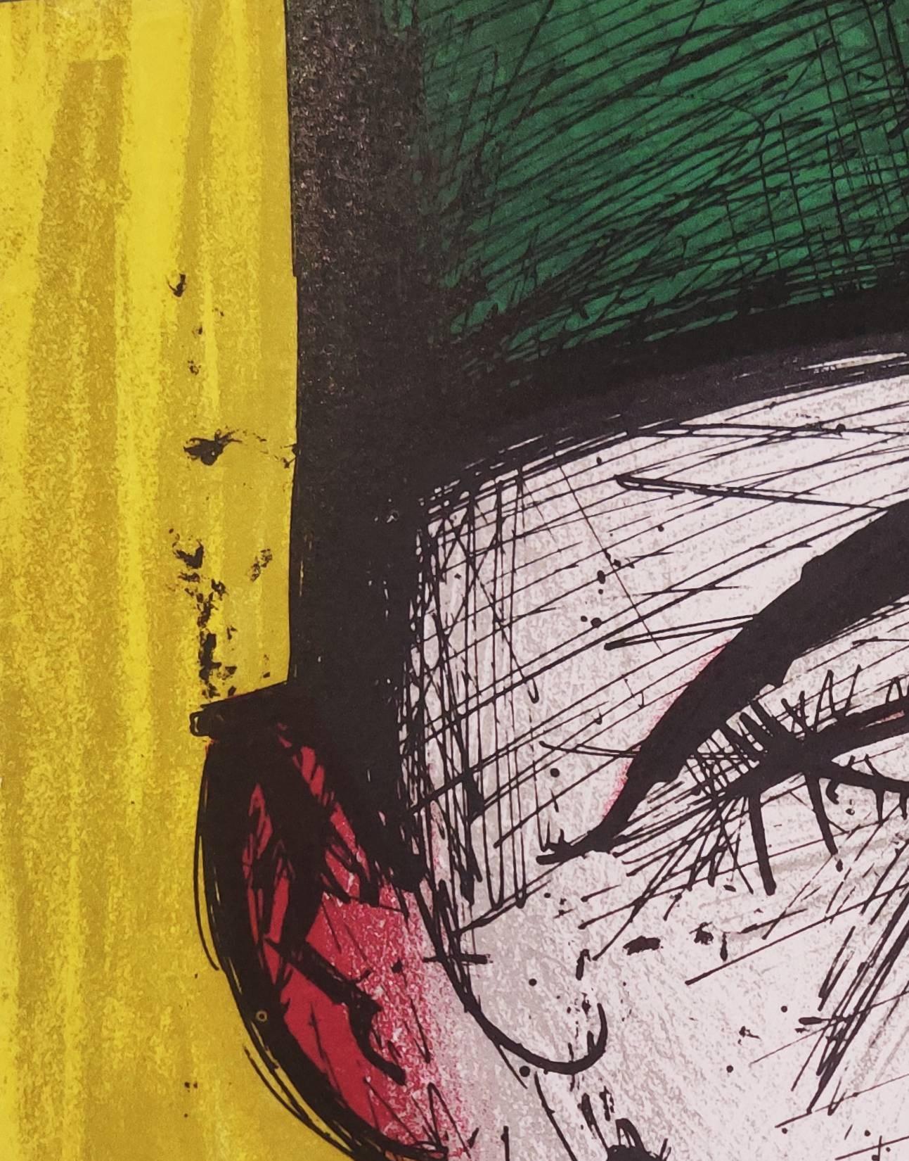 Il Clown Jojo - Print Espressionista di Bernard Buffet