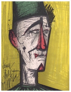 Vintage "Le Clown Jojo" original lithograph