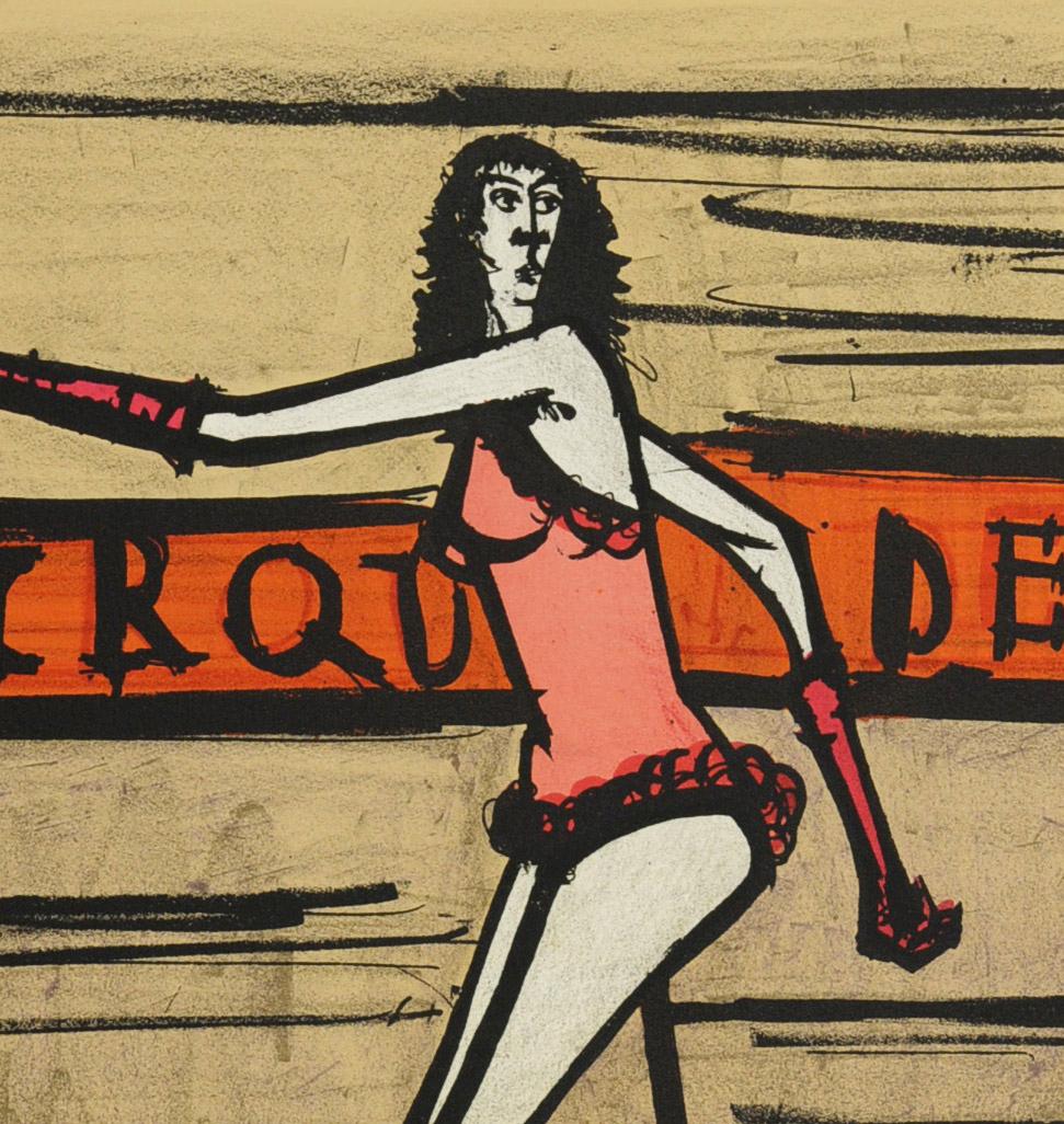 Le monocycle (Darsteller auf einem Einrad) – Print von Bernard Buffet