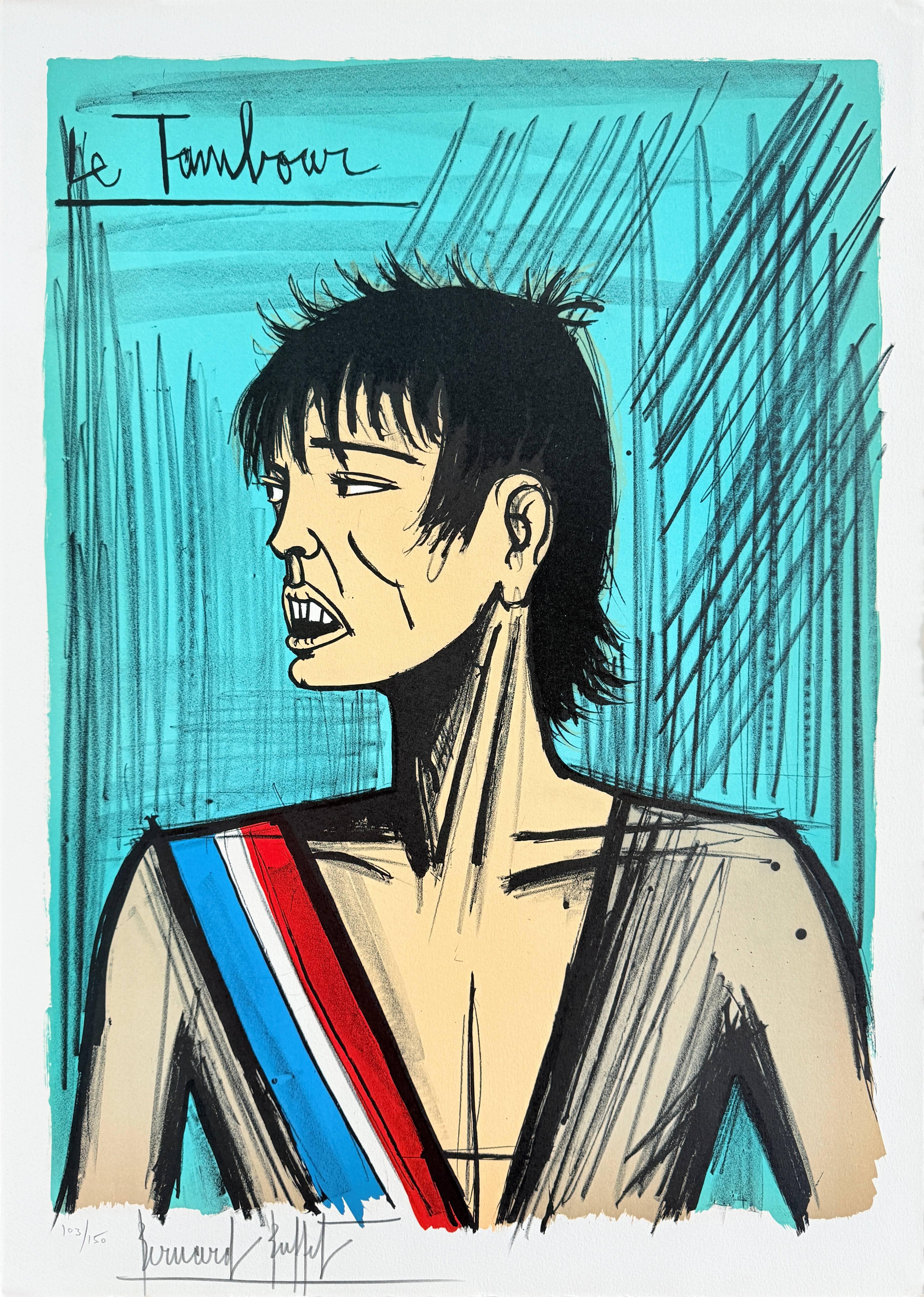 Bernard Buffet Print - Le Tambour