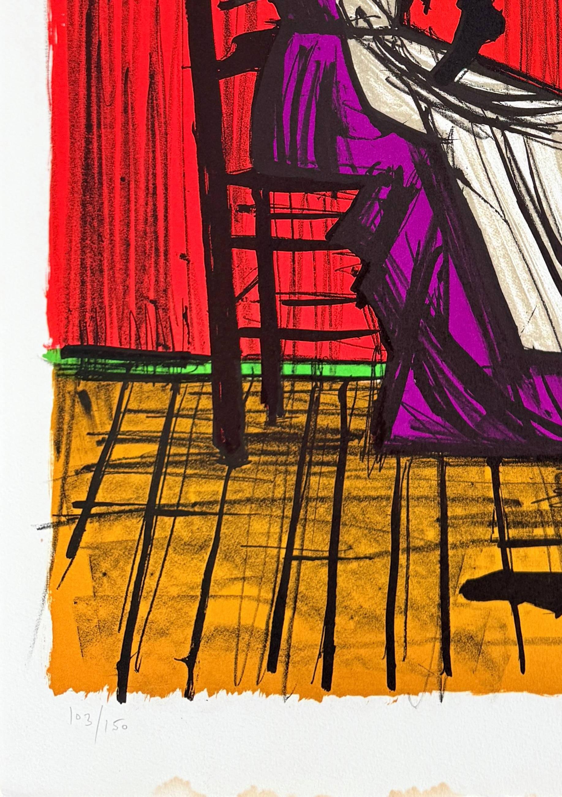 Bernard Buffet (1928-1999) - Les Tricoteuses

Litografia del 1977.

L'edizione di 103/150.
Su carta Arches con filigrana.

Dimensioni dell'opera: 76 x 56 cm.

Firmato a mano.

L'opera è in condizioni eccellenti.