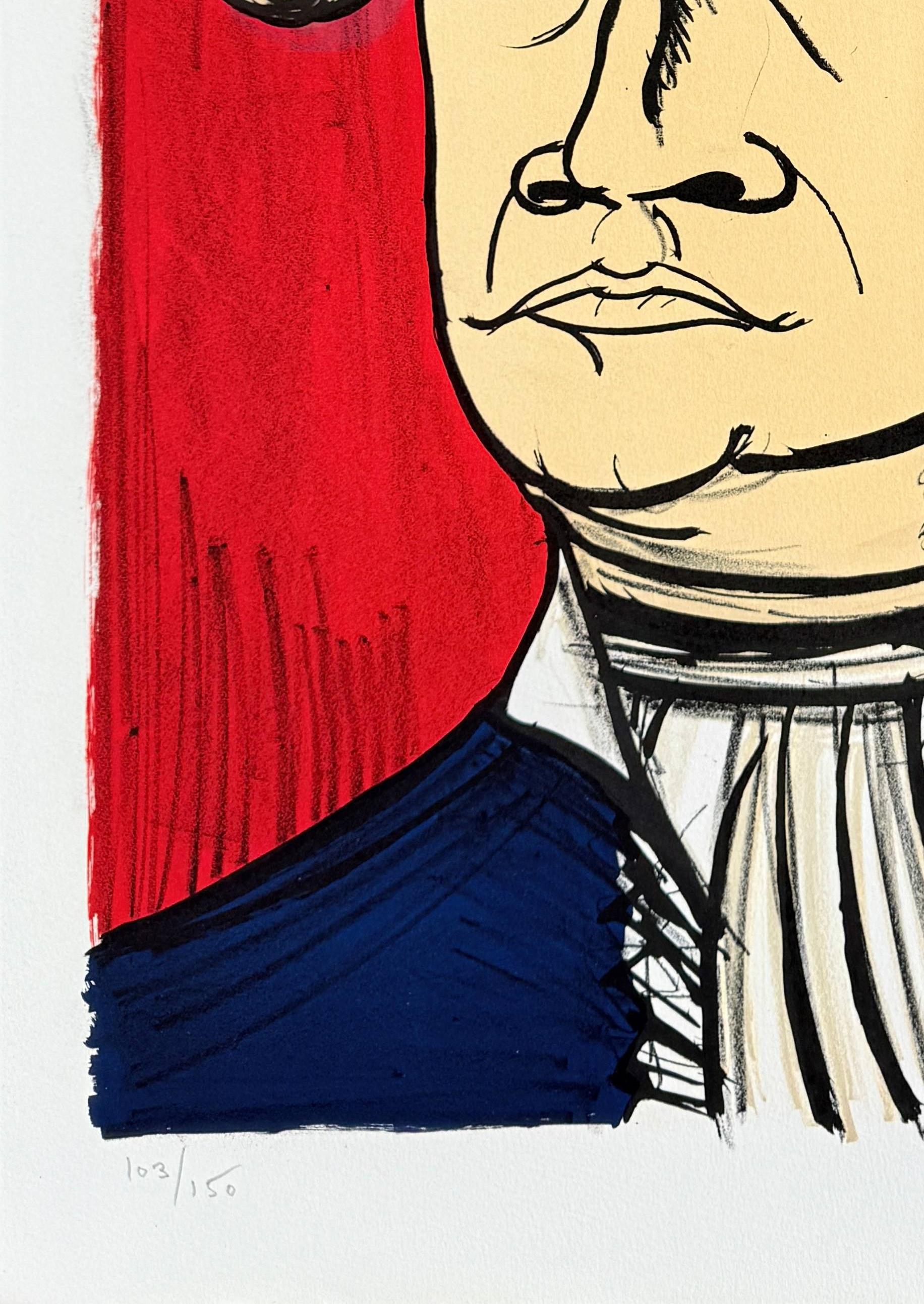 Mirabeau - White Print by Bernard Buffet