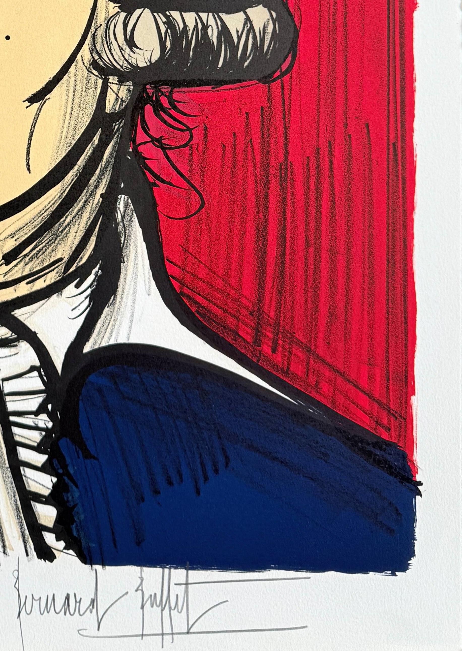 Bernard Buffet (1928-1999) - Mirabeau

Lithograph from 1977.

The edition of 103/150.
On Arches paper with watermark.

Dimensions of work: 76 x 56 cm.

Hand signed.

The work is in Excellent condition.