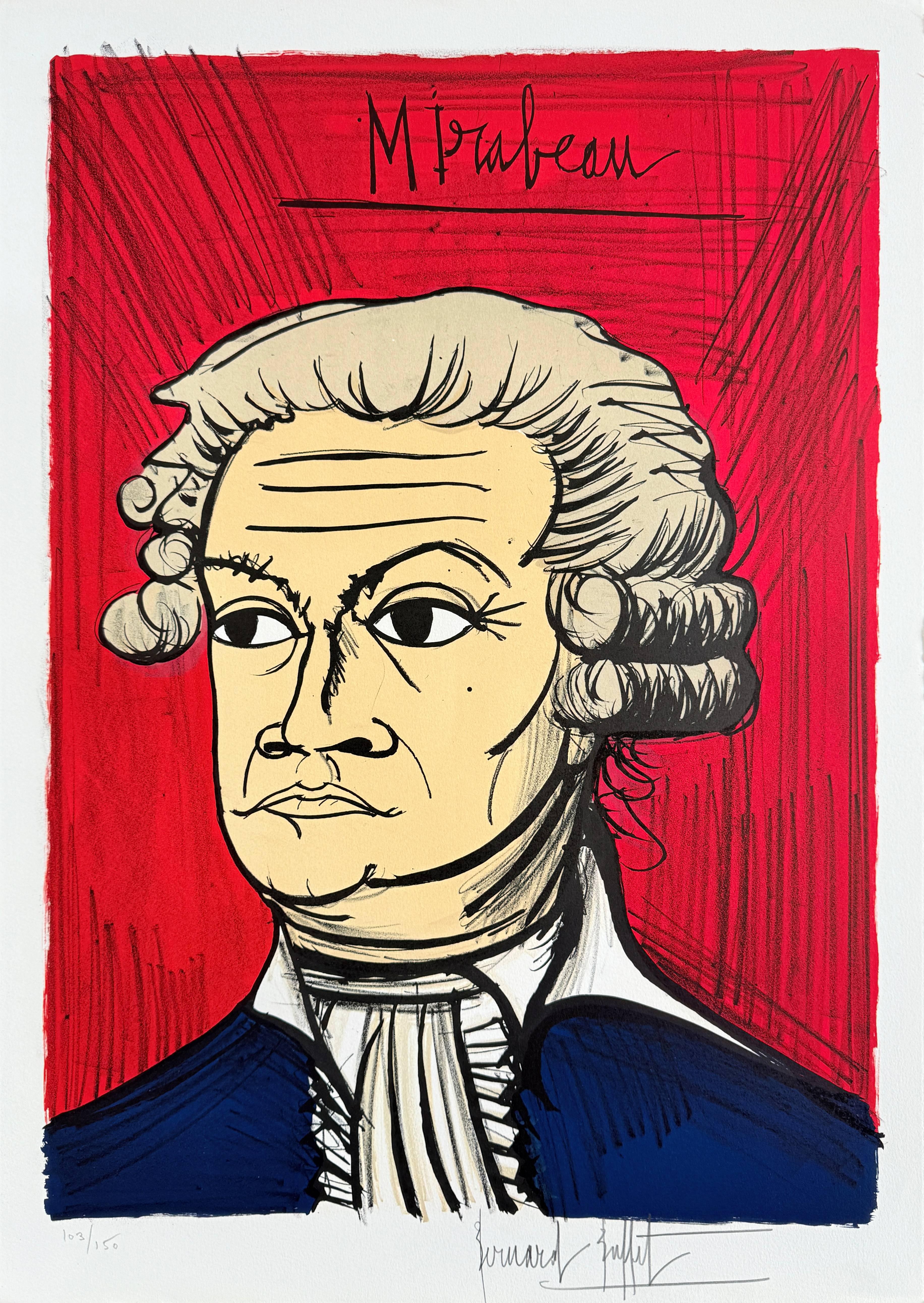 Bernard Buffet Print - Mirabeau