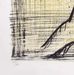 Mosquito - Original Lithograph from "Les Insectes", by B. Buffet - 1967