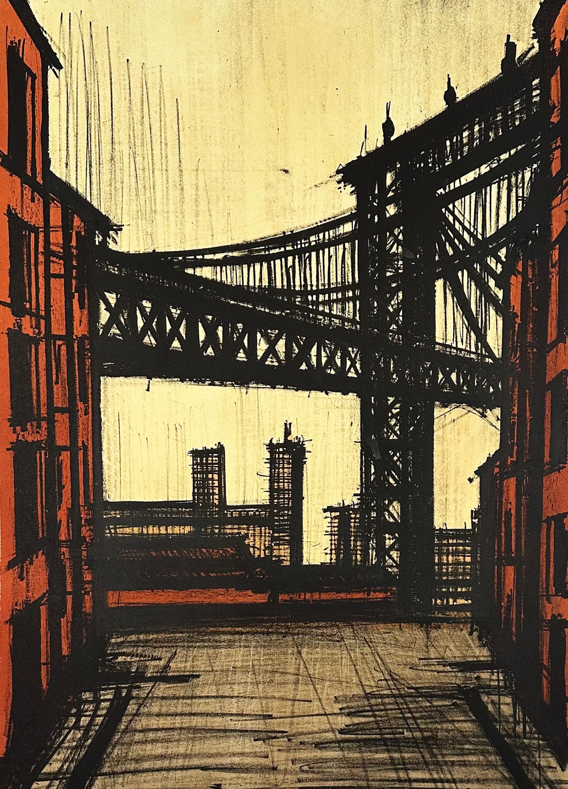 Bernard Buffet Figurative Print - New York II