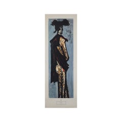 Manifesto originale della mostra “Toreador” di Bernard Buffet, 1958