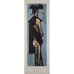 Affiche originale de l'exposition « Toréador » de Bernard Buffet, 1958