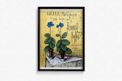 Original poster of Bernard Buffet's exhibition at the Maurice Garnier Gallery