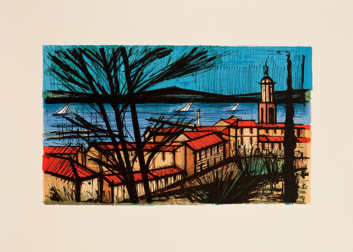 Artist: Bernard Buffet

Medium: Original Lithograph, 1979

Dimensions: 21.5 x 29.75 in, 54.6 x 75.6 cm

classic Poster paper - Perfect Condition A+

This original lithograph by Bernard Buffet was produced for the cover of the first reference catalog