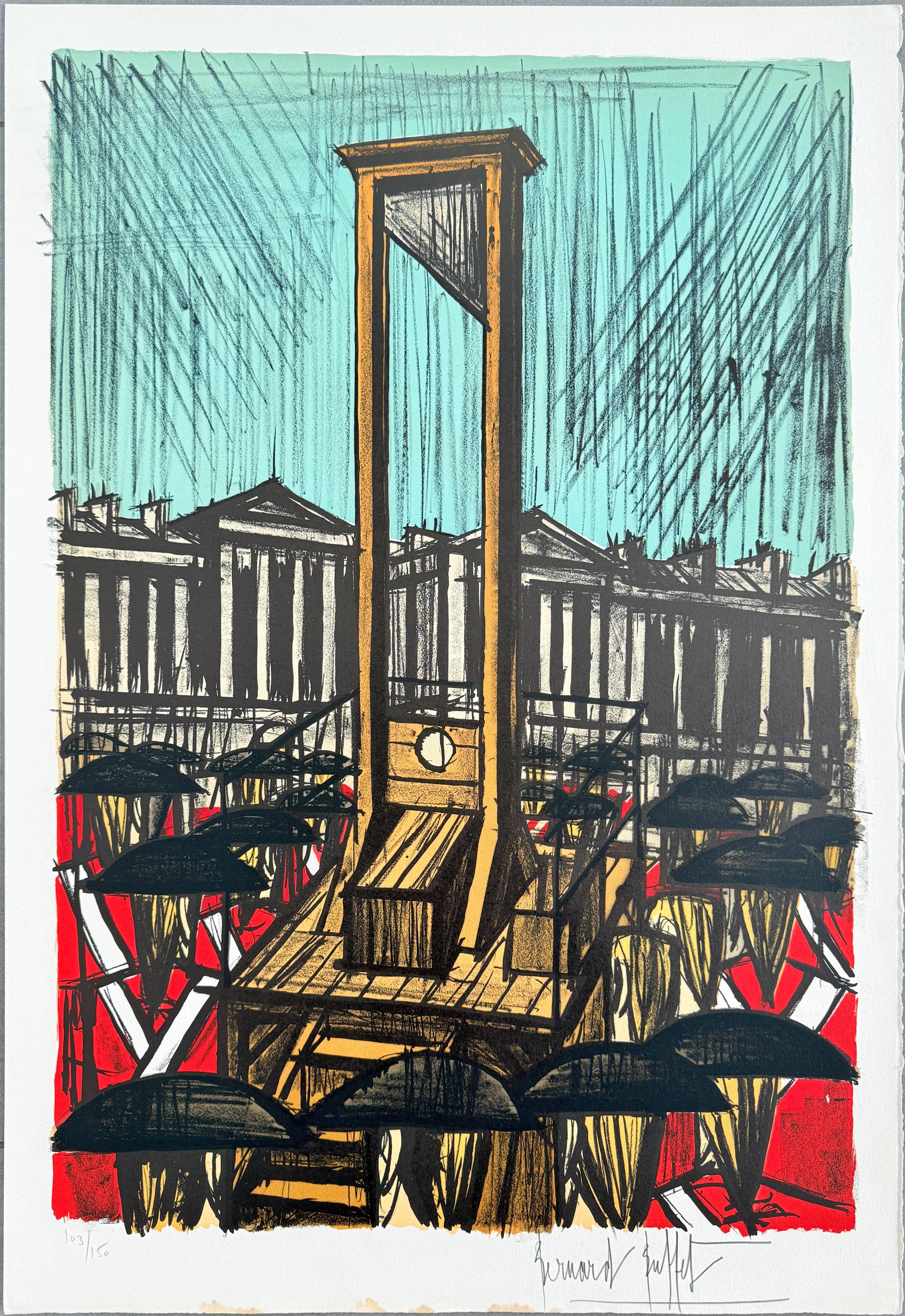 Bernard Buffet (1928-1999, Francia)
Portfolio: La Révolution Française 1789, 1977

La Révolution Française 1789 (1977) di Bernard Buffet è una straordinaria cartella di dieci litografie a colori che commemorano gli eventi e le figure chiave della