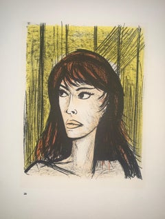 Rita - Litografia a colori - Bernard Buffet